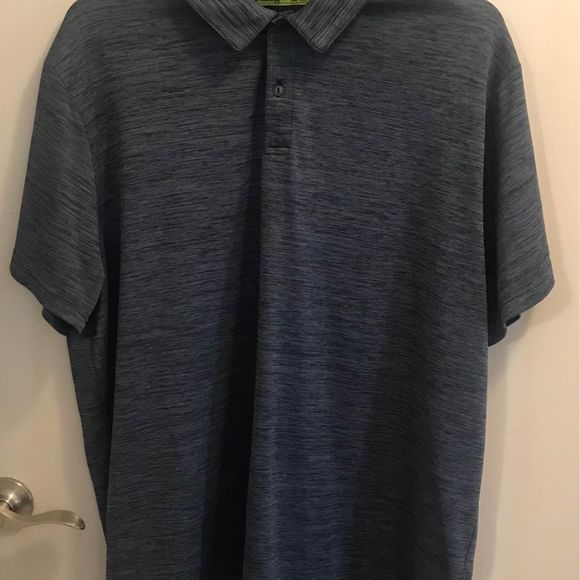 Men’s Free Country Blue Polo Shirt Size XXL Ultimate Comfort Very Soft Material - Picture 2 of 4